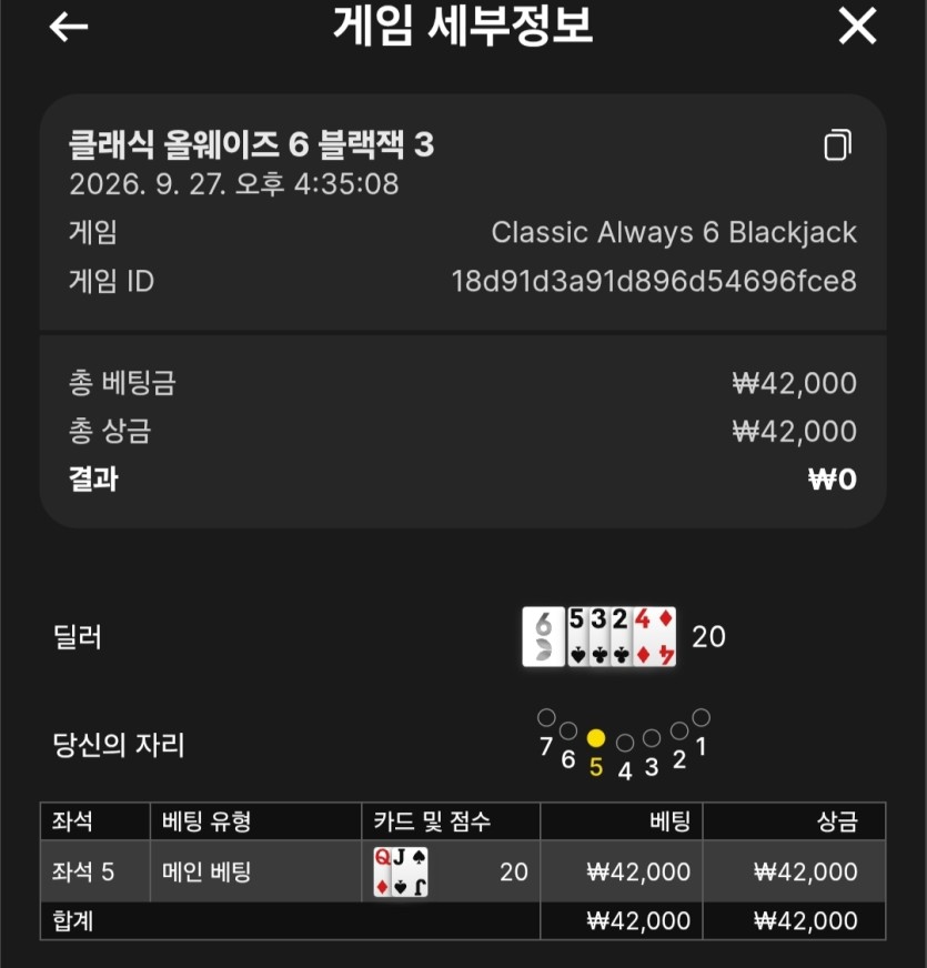 올웨이즈 6 주작 확정(0)