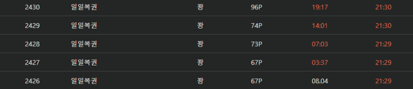 잉....일복 깟는뎅 모야(0)