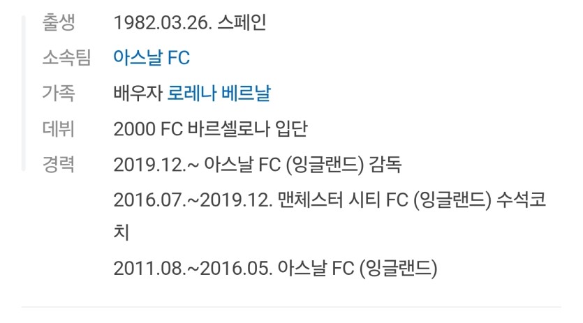 아스날 아르테타감독(0)