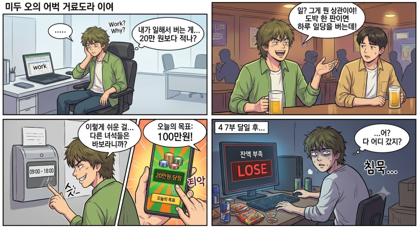 첫도박에 따면 생기는 일(1)