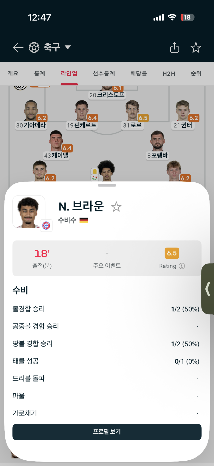 뮌헨 좌측라인 개벌레네요(0)