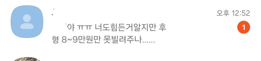 빌려달라는 연락이....(0)