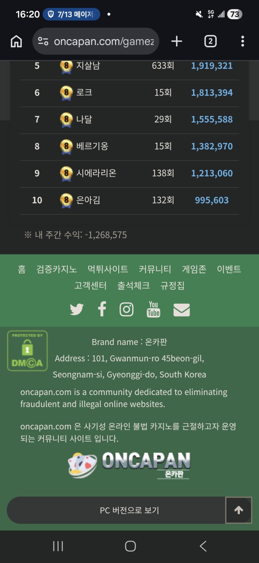 이번주 수익좀 보셨나요(0)