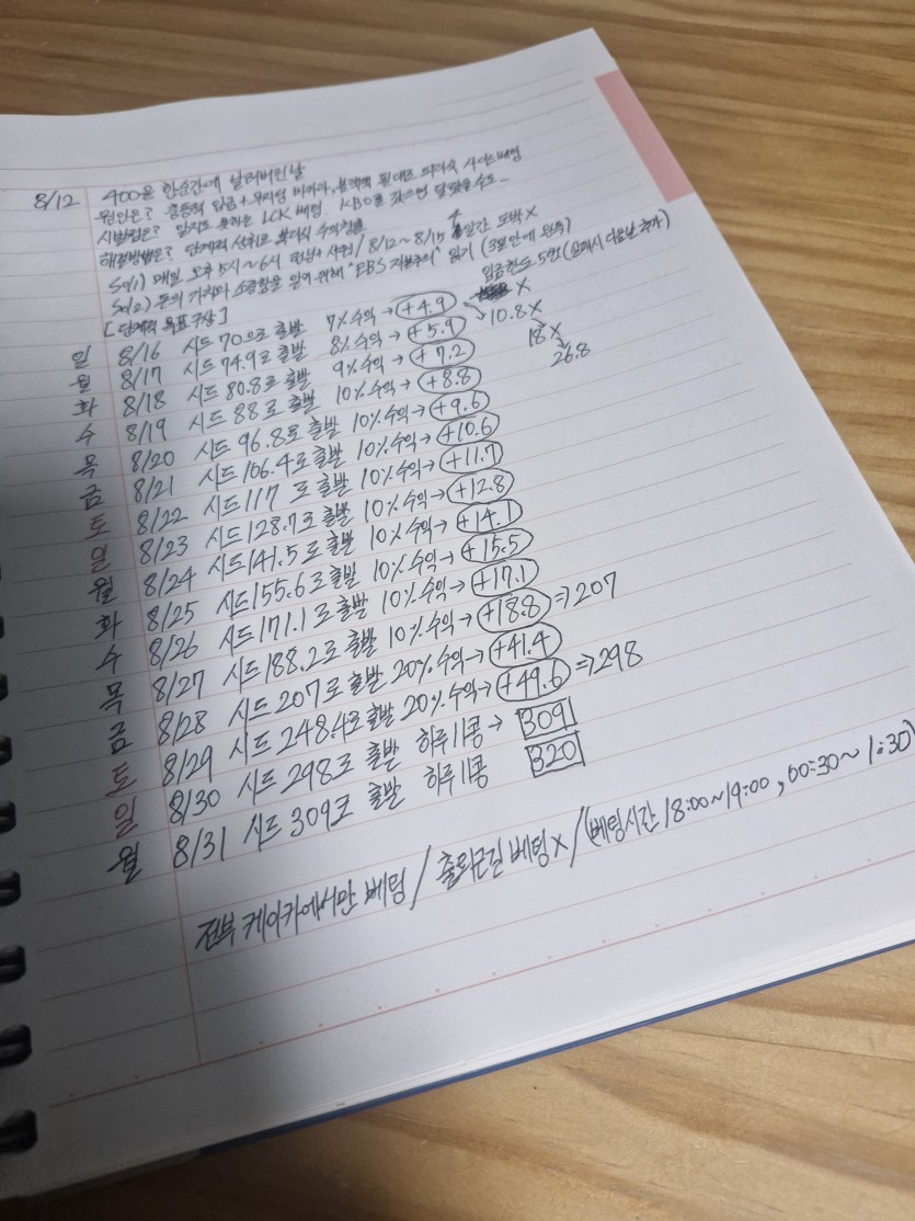 시드 70으로 320 만드는 계획(0)