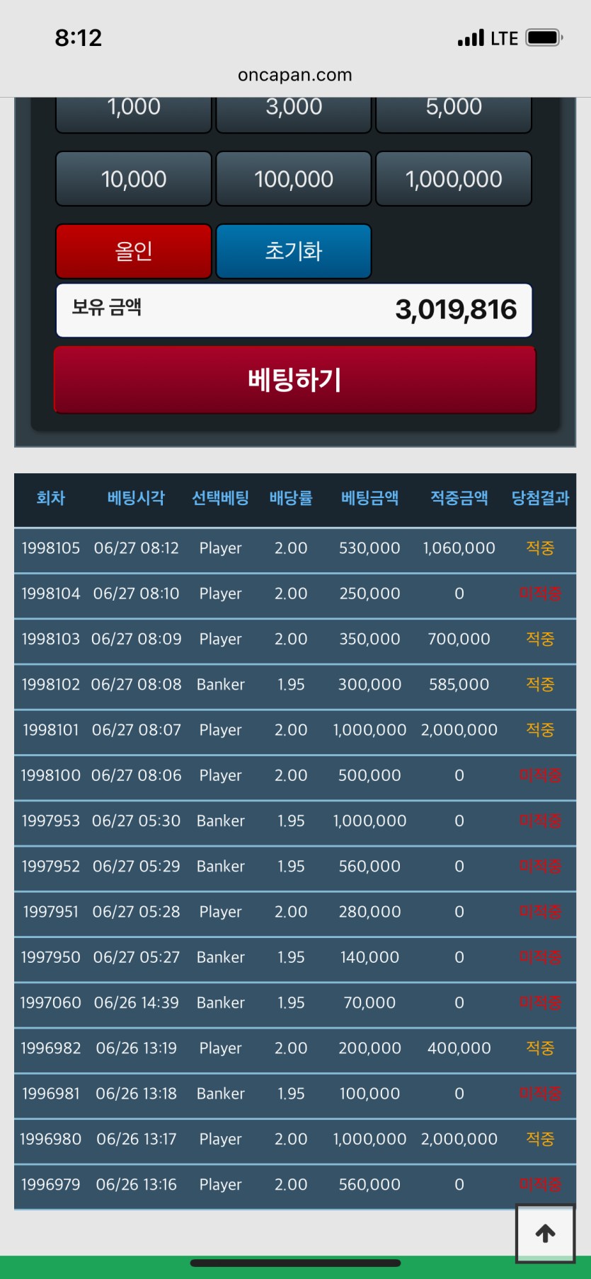 으아 포인트 오링벳갓다가(0)