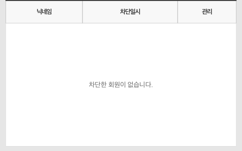 제 차단목록 공개합니다(0)