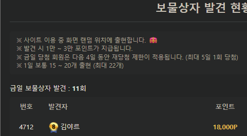 보물이 녀석 중간정도만챙겨주넹(0)