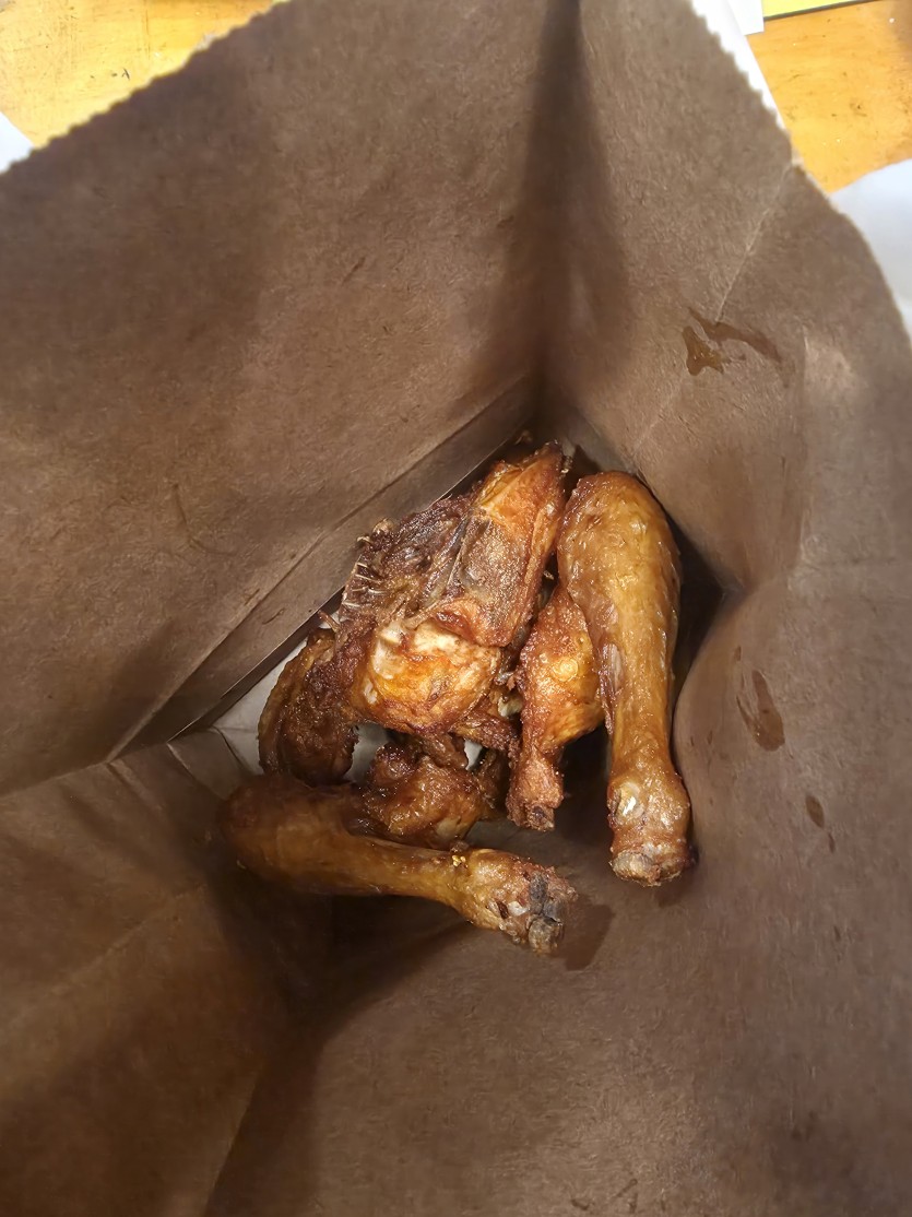 치킨 포장했습니다(0)