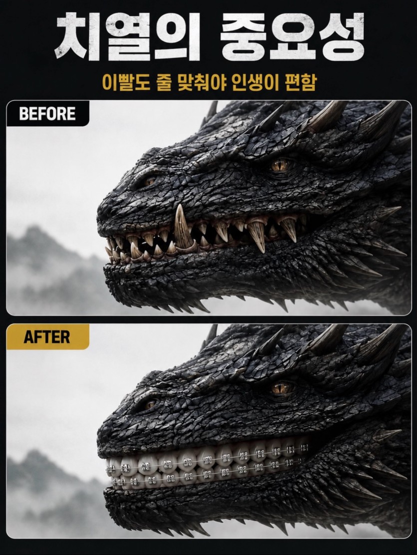 이거 보니 어릴때 치아교정 할걸 싶네요 ㅠㅠ(0)