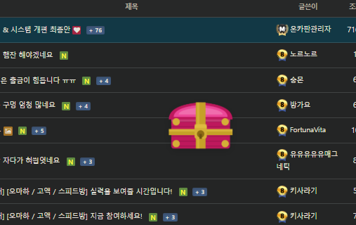 아니 한대 피면서 자게 새로고침 중이었는데(0)