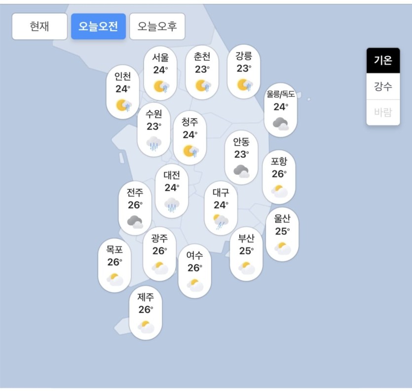 08.21.금 오늘의 날씨!!!(0)