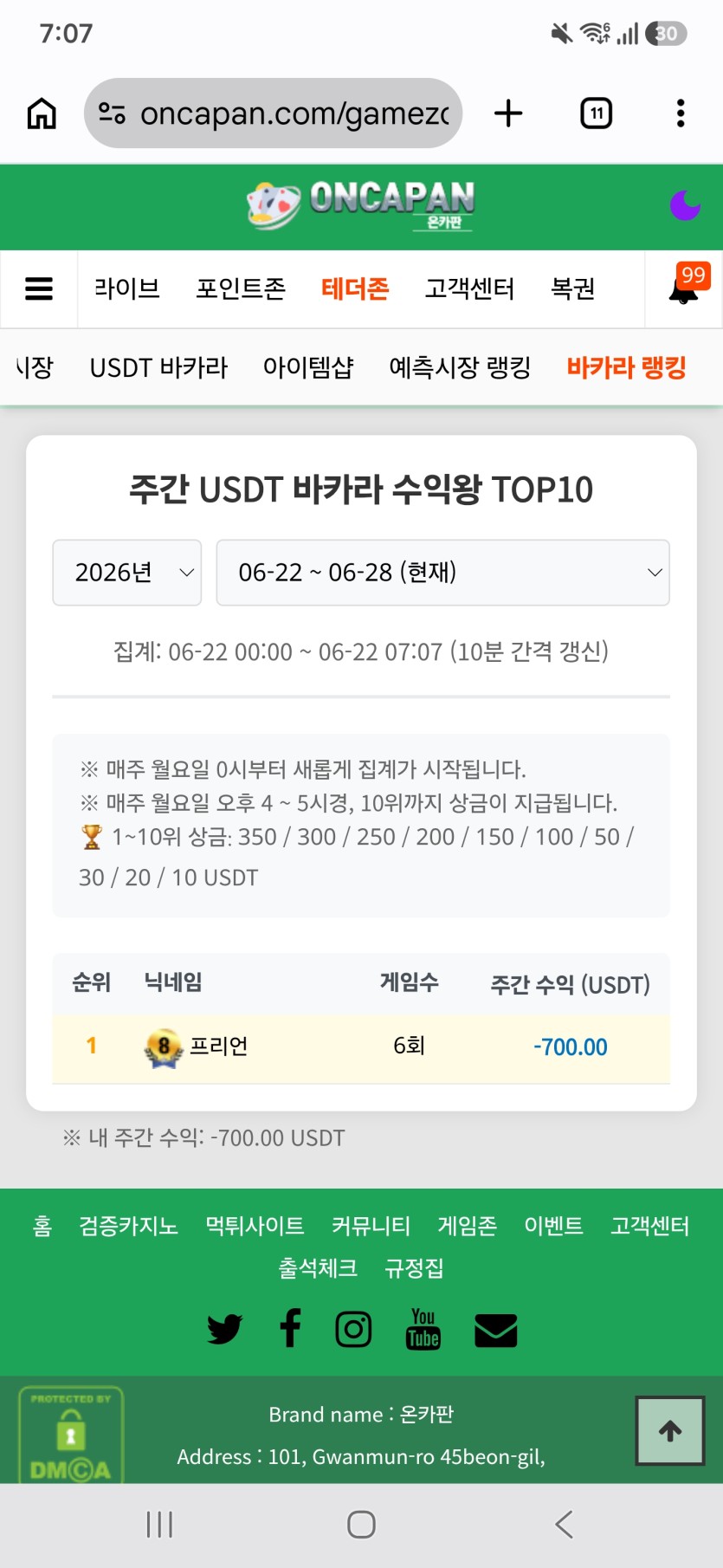 와 저 테더존 1등이에요(0)