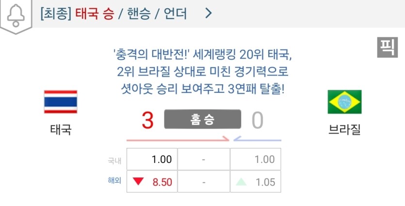 태국이 이겻...(0)
