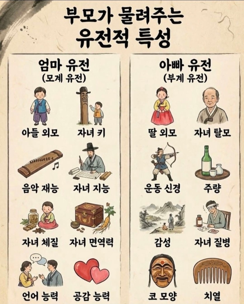 부모님이 물려주신 능력ㅋㅋ(0)