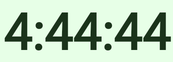 4시 44분 44초...(0)