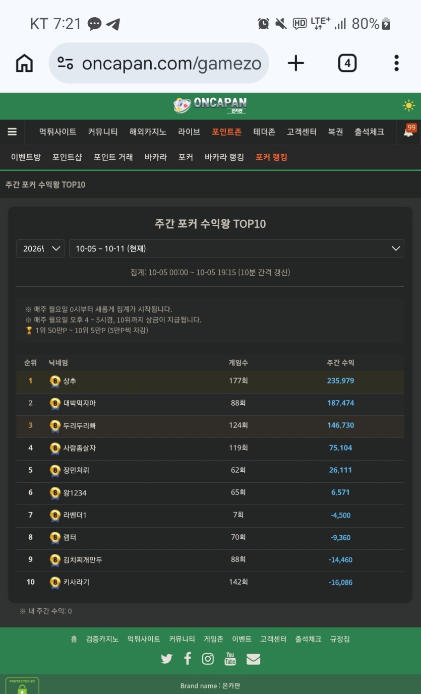 @@쥬3육 포커탈퇴 인증@@@(0)
