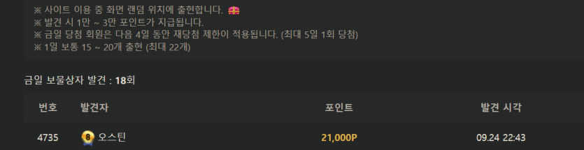 보상이가 떳습니다유 나이스(0)