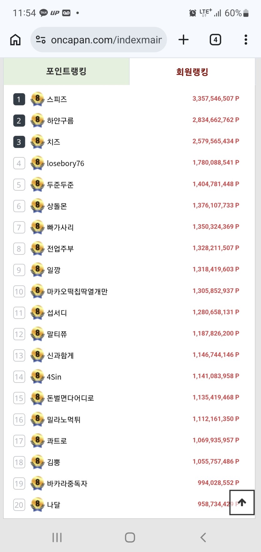 경험치 , 8렙 얘기 나와서 올립니다(0)
