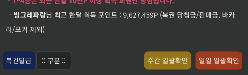 1000만포 달성이 코앞이네요(0)