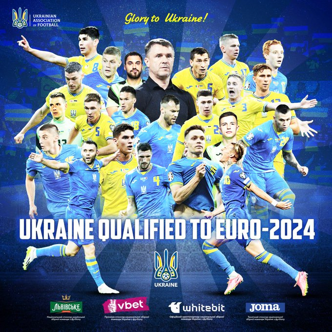 우크라이나 대표팀, EURO 2024 본선 진출(0)