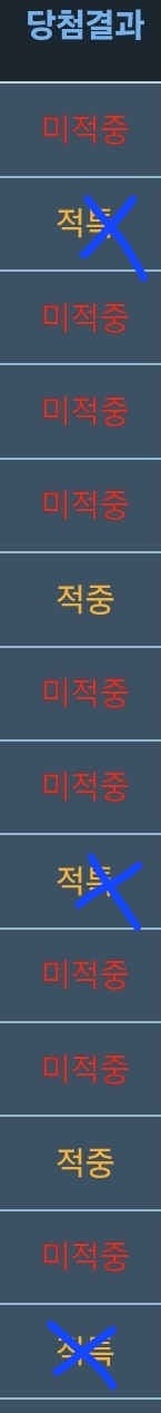 적특 제외하고 1번 이겼는데(0)