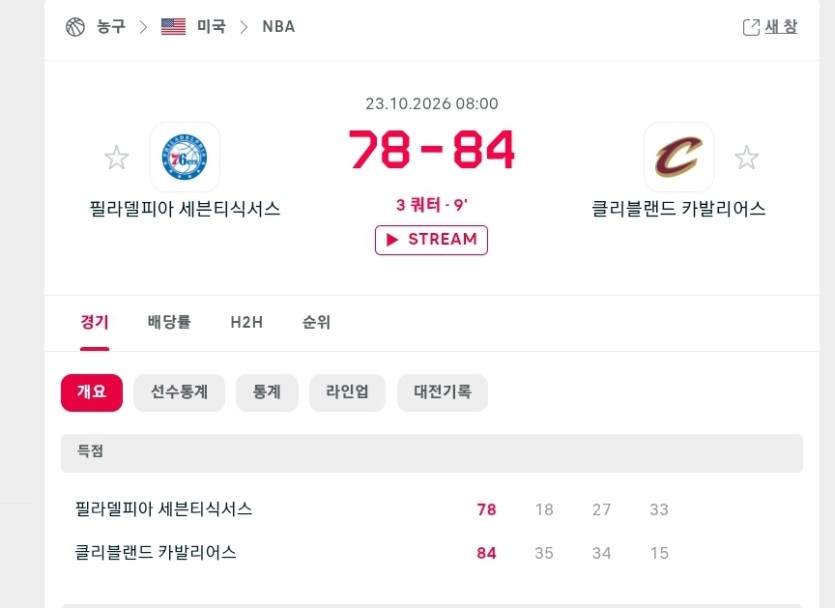 와 필라델피아(0)