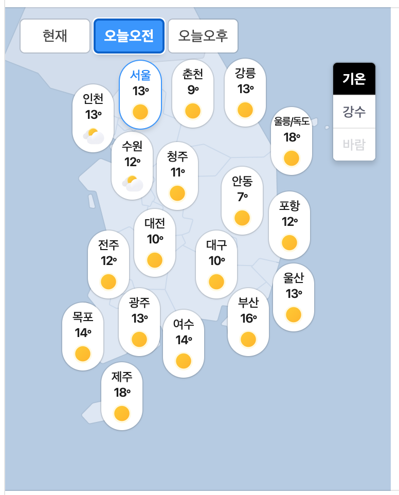 10.09.금 오늘의 날씨!(0)