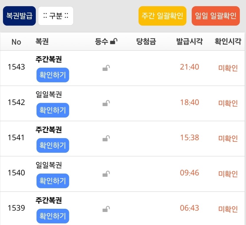 오늘 3주복 나이스네요(0)