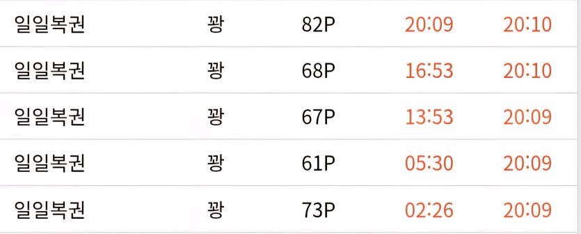 꿈을 꿨네요(0)