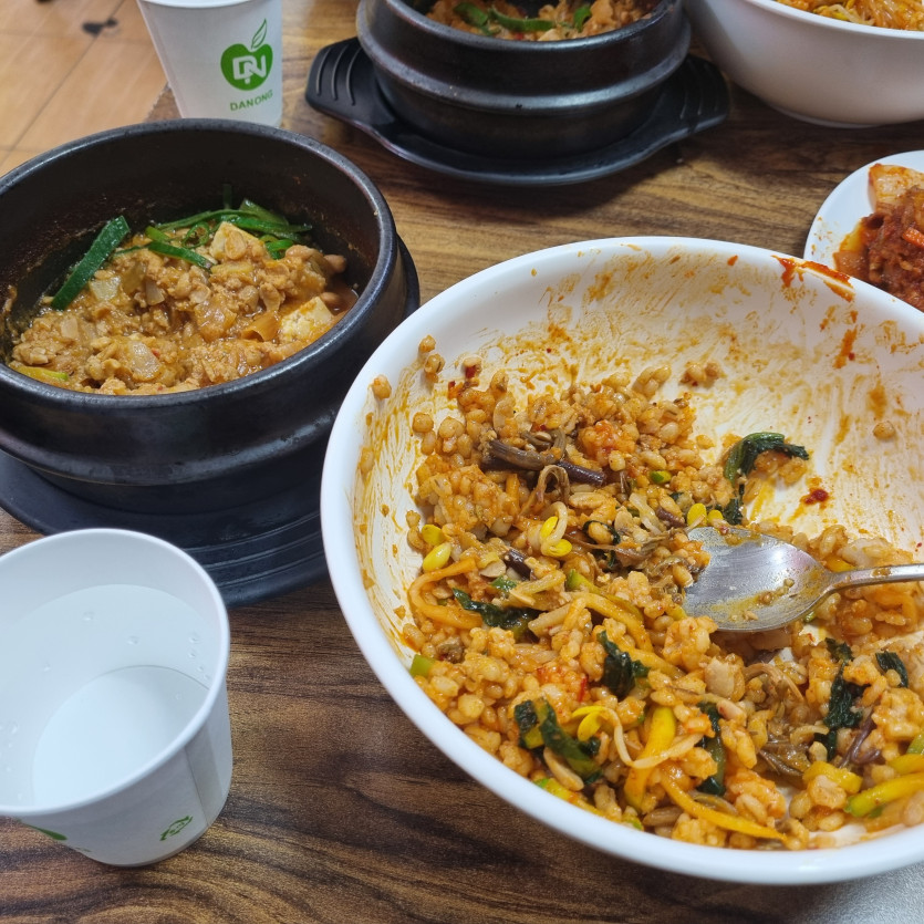 점심은보리밥에청국장(1)