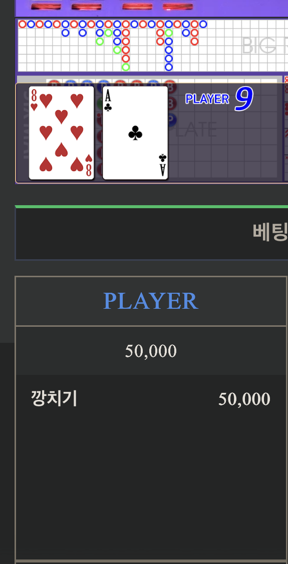 밬카라님배 5만릴 사후 !(0)