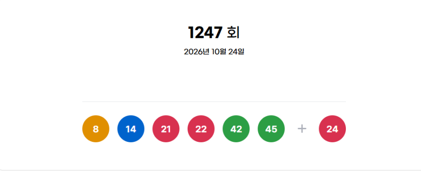 로또번호 확인하시죠~~(0)