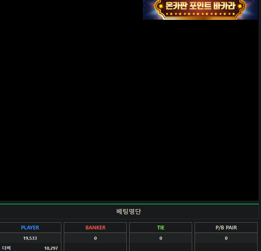 오늘도 암흑배팅을하며(0)