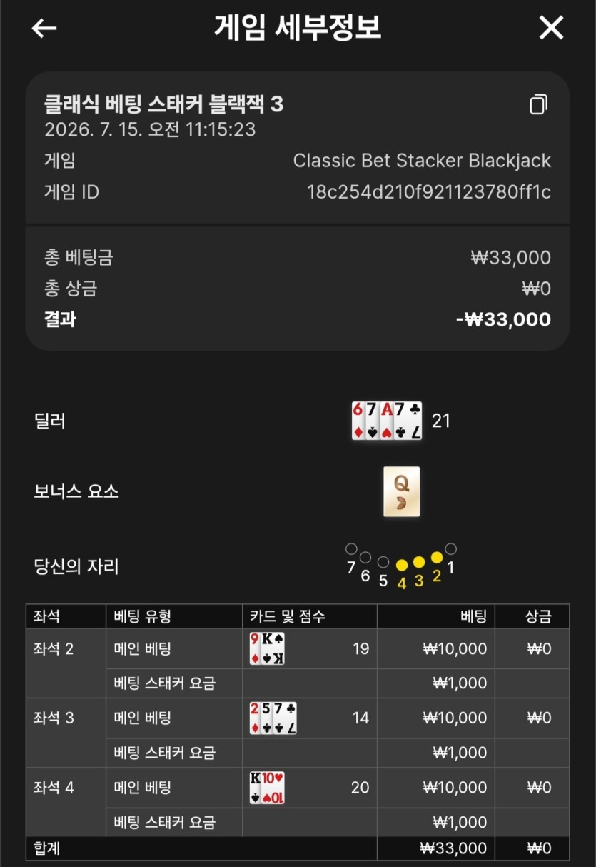 블랙잭 딜러는 마술사인가요(1)