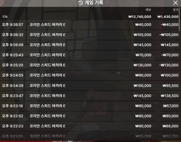 윌럼프 유로88 바카라 10/19 (8차 2)(0)