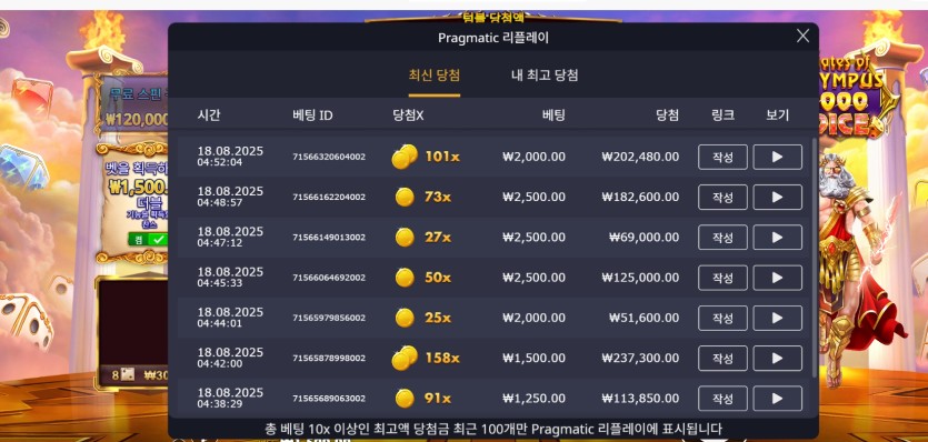 크보벳 슬롯 후기 (울푸1000 다이스)(0)