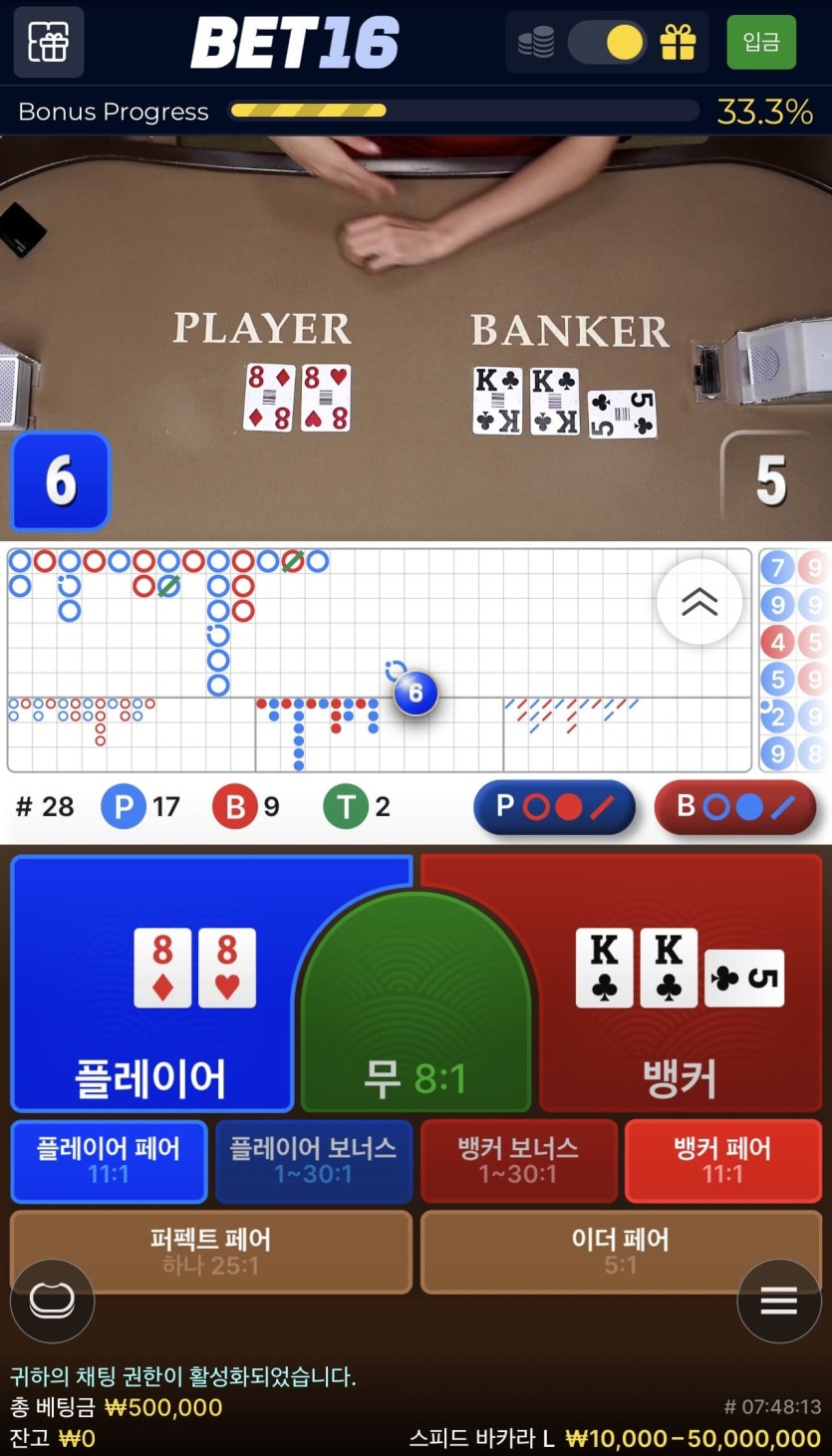 벳 16 포전 후기(1)