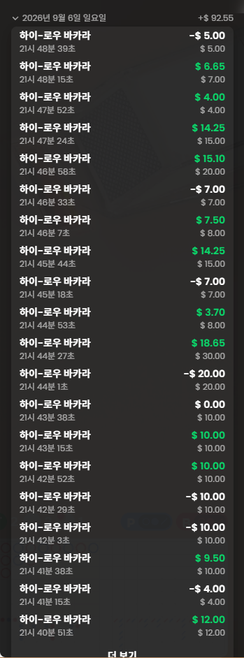 유로88 하이로우 바카라?(0)