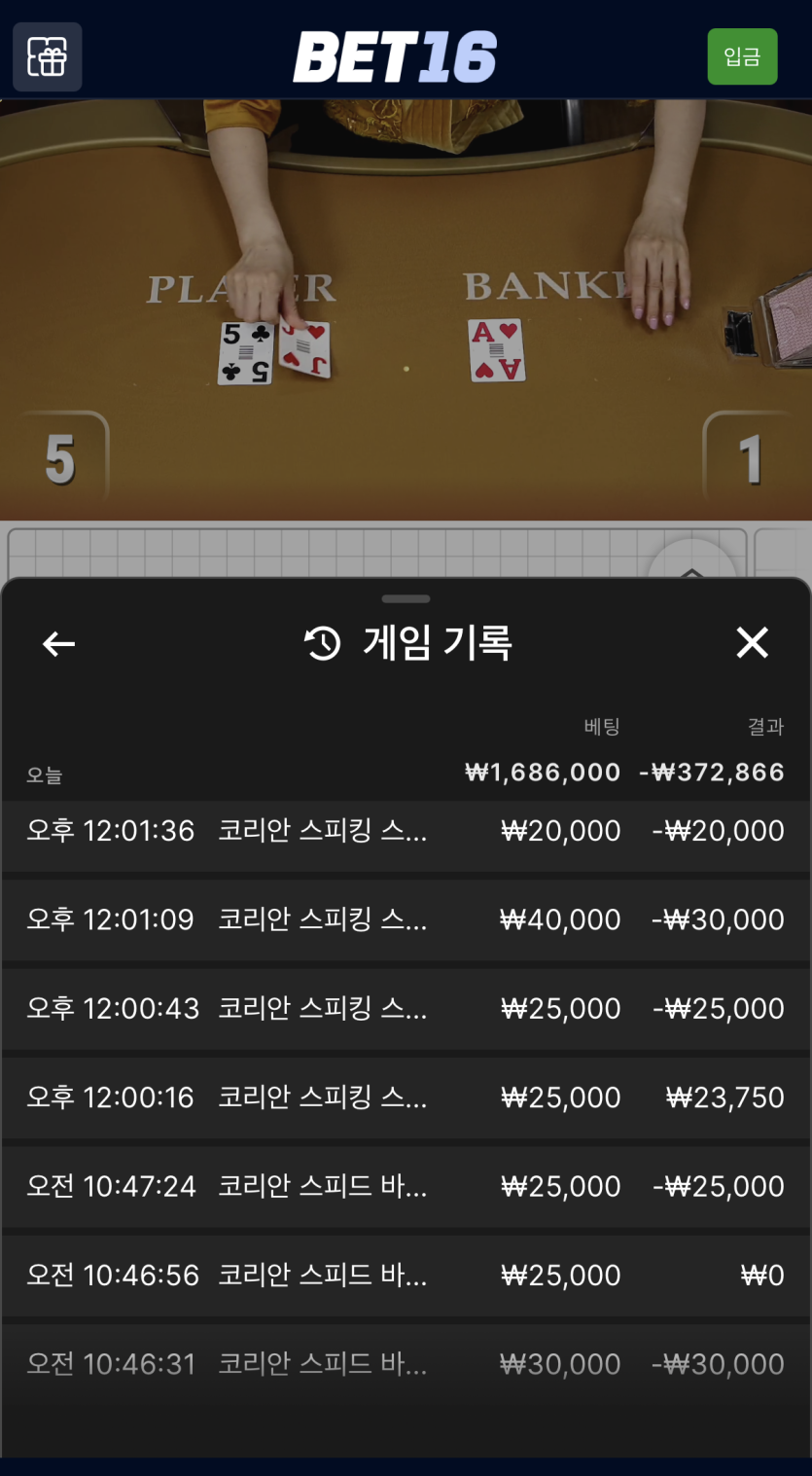 벳16 에볼 후기(0)