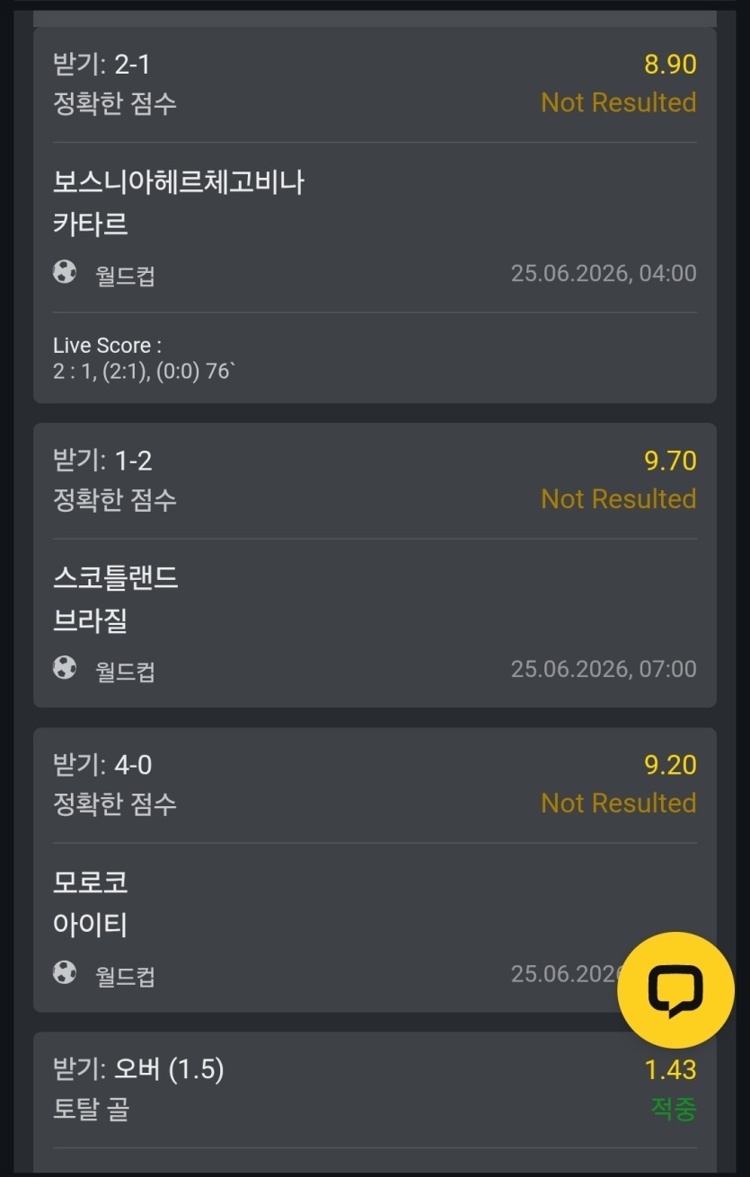 하아 월드컵 후기(0)