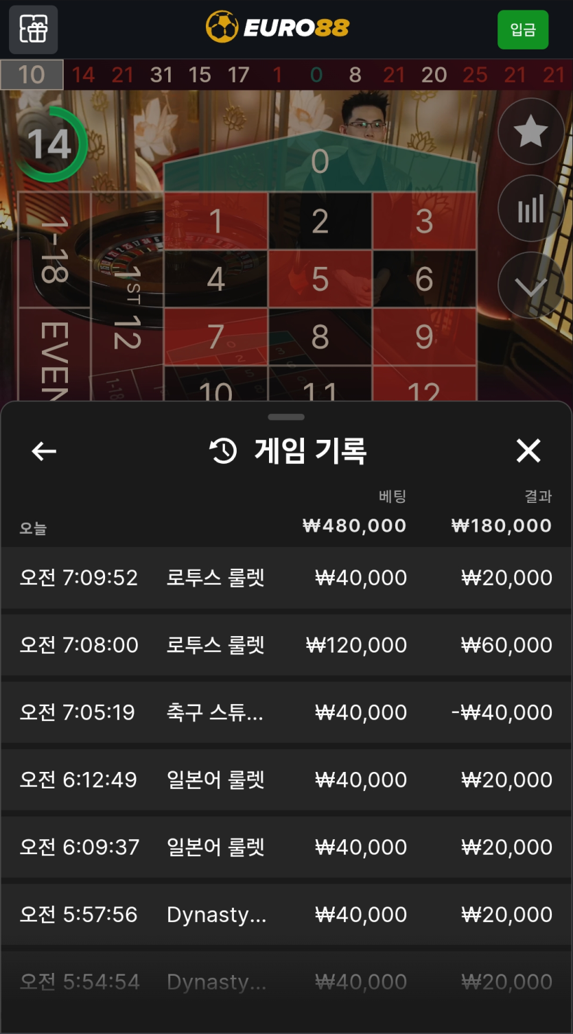 9/10 유로88 후기(0)