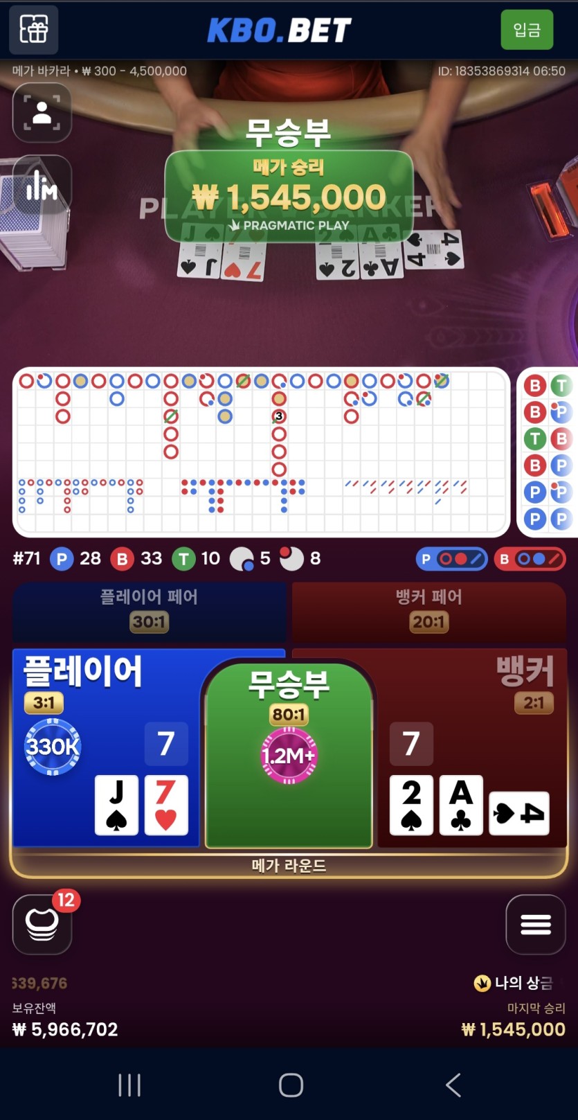 크보벳 메가바카라(3)