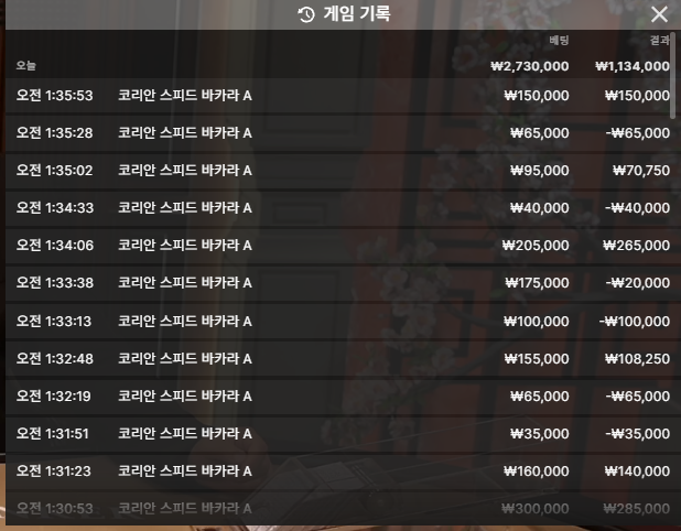 윌럼프 유로88 바카라 10/15 (4일차)(0)