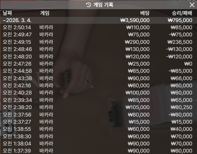 케이카 새벽반 3차..(0)
