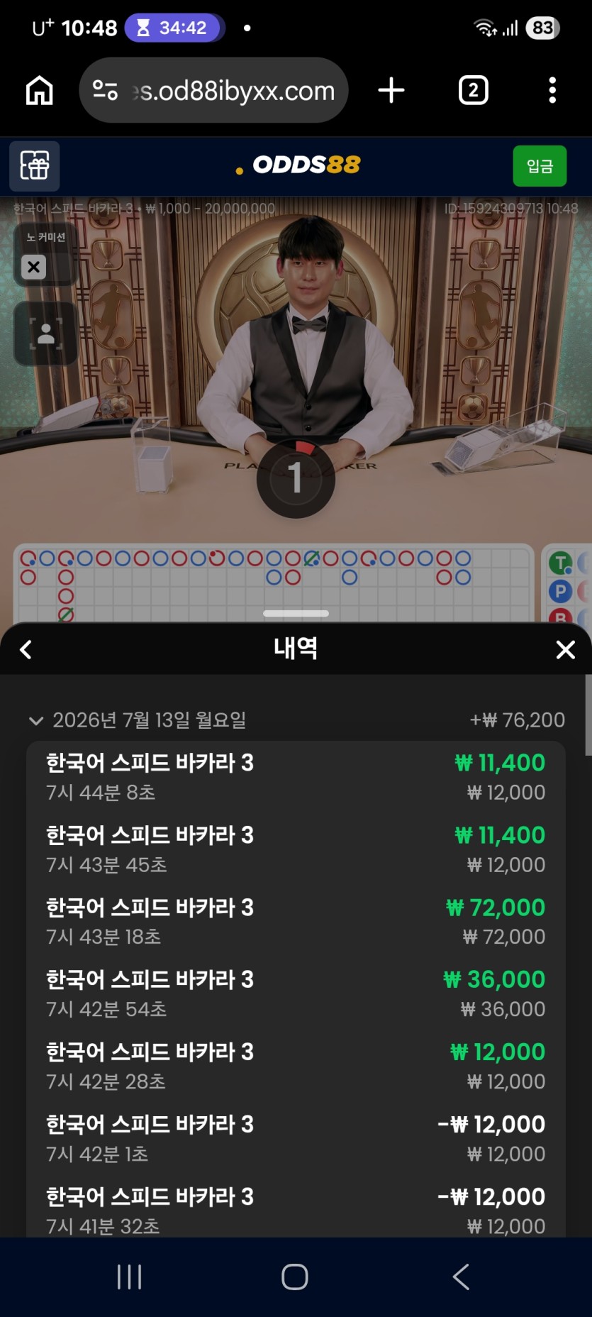 오즈88. 오늘도 땡큐~~(0)