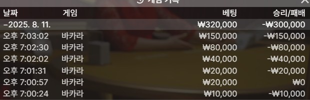 어이없이 오링(0)