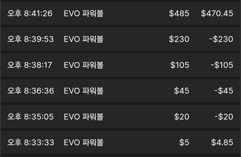 Bet16)EVO 파워볼..(쉽게생각함...)(0)