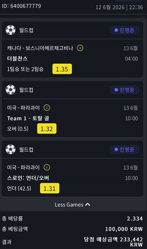크보.오즈,벳위즈 월드컵이벤트(2)